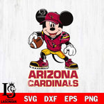 Arizona Cardinals Mikey Mouse Disney, Svg Eps Dxf Png File, Digital Download