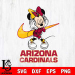 Arizona Cardinals Minnie Mouse Dancing NIKE, Svg Eps Dxf Png File, Digital Download