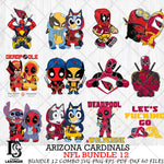 Arizona Cardinals NFL Bundle 12 Svg Eps Dxf Png File, Digital Download, Instant Download