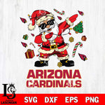 Arizona Cardinals Santa Claus Football Svg Eps Dxf Png File,NFL Svg Files,Digital Download,Sublimation,Instant Download