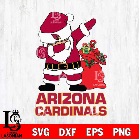 Arizona Cardinals Santa Dabbing Christmas Svg Eps Dxf Png File,NFL Svg Files,Digital Download,Sublimation,Instant Download