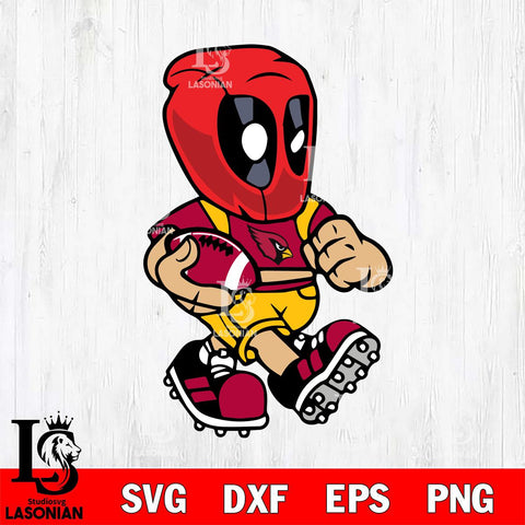 Arizona Cardinals deadpool 3 Sport Svg Eps Dxf Png File, Digital Download, Instant Download