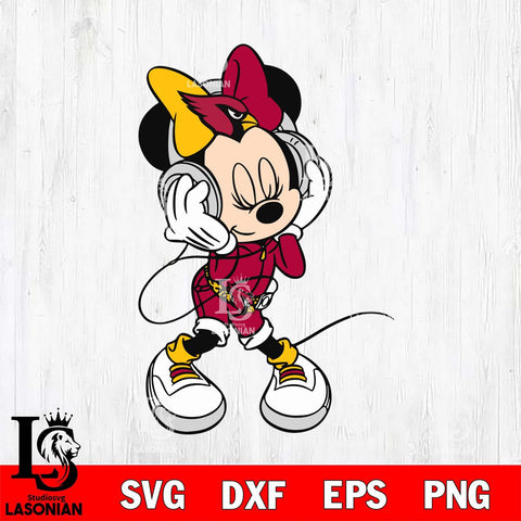 Arizona Cardinals mickey christmas 10 Svg Eps Dxf Png File, Digital Download, Instant Download