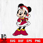 Arizona Cardinals mickey christmas 2 Svg Eps Dxf Png File, Digital Download, Instant Download