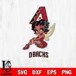 Arizona Diamondbacks Beauty Black Fairy Betty Boop