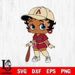 Arizona Diamondbacks Betty Boop MLB 7 Svg Eps Dxf Png File,MLB svg, Digital Download, Instant Download