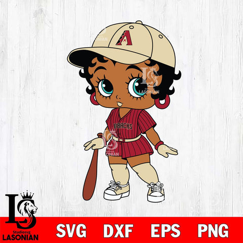 Arizona Diamondbacks Betty Boop MLB 7 Svg Eps Dxf Png File,MLB svg, Digital Download, Instant Download