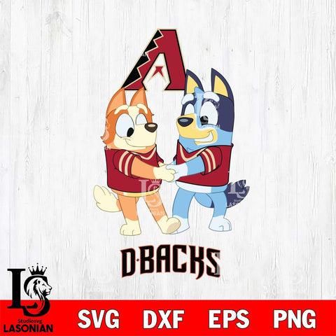 Arizona Diamondbacks Bluey Chilli Dance Svg Eps Dxf Png File, Digital Download, Instant Download