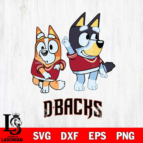 Arizona Diamondbacks Bluey Chilli Mode Dance Svg Eps Dxf Png File, Digital Download, Instant Download