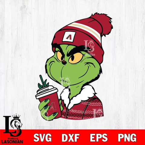 Arizona Diamondbacks Boujee Grinch Svg Eps Dxf Png File, Digital Download, Instant Download