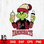 Arizona Diamondbacks Grinch 2 coffee Svg Eps Dxf Png File, Digital Download, Instant Download