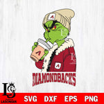 Arizona Diamondbacks Grinch Bougie Football Svg Eps Dxf Png File, Digital Download, Instant Download