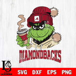 Arizona Diamondbacks Grinch Cofffe Hoodie Cut Files Cricut, Svg Dxf Eps Png file , Silhouette