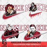 Arizona Diamondbacks Halloween Nike MLB Bundle 4 Svg Eps Dxf Png File, Digital Download, Instant Download