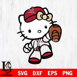 Arizona Diamondbacks Hello Kitty 3 Svg Eps Dxf Png File, Digital Download, Instant Download