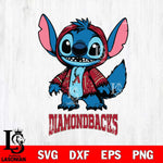 Arizona Diamondbacks Stitch Halloween Svg Eps Dxf Png File, MLB svg, Digital Download, Instant Download