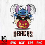 Arizona Diamondbacks Stitch Horror Halloween Svg Eps Dxf Png File, Digital Download, Instant Download