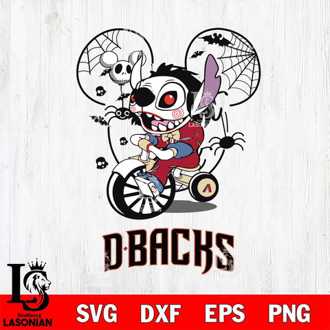 Arizona Diamondbacks Stitch Jigsaws Halloween Svg Eps Dxf Png File, Digital Download, Instant Download