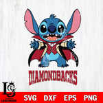 Arizona Diamondbacks Stitch Vampire halloween Svg Eps Dxf Png File, MLB svg, Digital Download, Instant Download