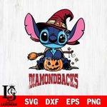 Arizona Diamondbacks Stitch witch Svg Eps Dxf Png File, MLB svg, Digital Download, Instant Download