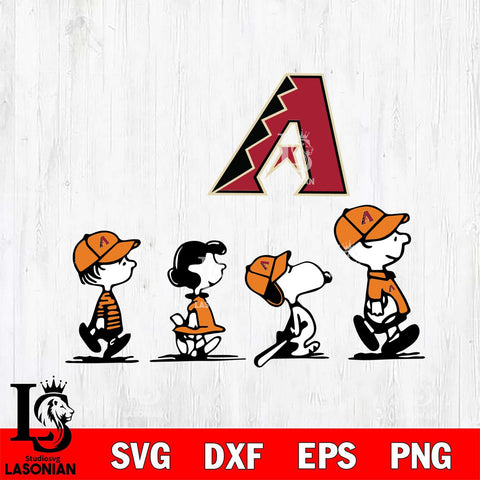 Arizona Diamondbacks snoopy Svg Eps Dxf Png File, Digital Download, Instant Download