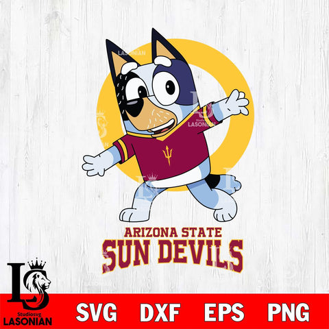 Arizona State Sun Devils Bandit Heeler Rugby Svg Eps Dxf Png File, Digital Download ,Instant Download, Cricut File