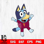 Arizona State Sun Devils Bluey 3 Svg Eps Dxf Png File, Digital Download, Instant Download