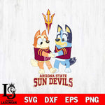 Arizona State Sun Devils Bluey Chilli Dance Svg Eps Dxf Png File, Digital Download, Instant Download