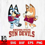 Arizona State Sun Devils Bluey Chilli Sport Svg Eps Dxf Png File, Digital Download, Instant Download