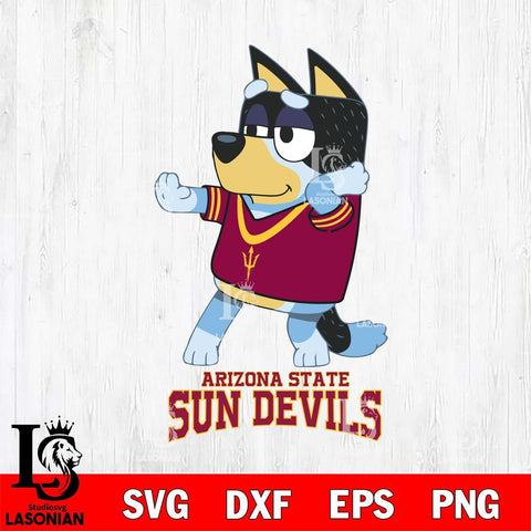 Arizona State Sun Devils Bluey Dad Dance Svg Eps Dxf Png File, Digital Download, Instant Download