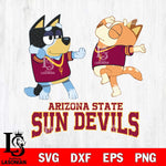 Arizona State Sun Devils Bluey Dance Svg Eps Dxf Png File, Digital Download, Instant Download