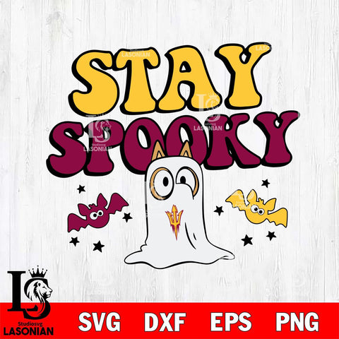 Arizona State Sun Devils Bluey Halloween Stay Spooky Svg Eps Dxf Png File, Digital Download, Instant Download