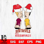 Arizona State Sun Devils Merry KissMyass Svg Eps Dxf Png File,NCAA Svg Files,Digital Download,Sublimation,Instant Download