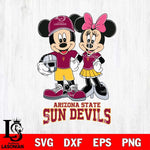 Arizona State Sun Devils Mickey Minnie Mouse Helmet Svg Eps Dxf Png File, NCAA svg , File Cut , Digital Download , Instant Download, Cut Svg Files