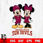 Arizona State Sun Devils Mickey Minnie Rugby Svg Eps Dxf Png File, NCAA svg , File Cut , Digital Download , Instant Download, Cut Svg Files