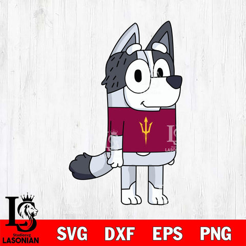 Arizona State Sun Devils Muffin Bluey Svg Eps Dxf Png File, Digital Download, Instant Download