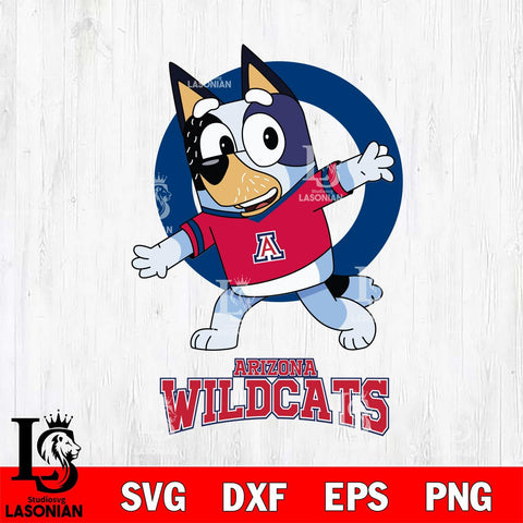 Arizona Wildcats Bandit Heeler Rugby Svg Eps Dxf Png File, Digital Download ,Instant Download, Cricut File