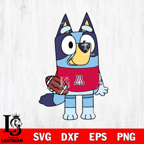 Arizona Wildcats Bluey 2 Svg Eps Dxf Png File, Digital Download, Instant Download