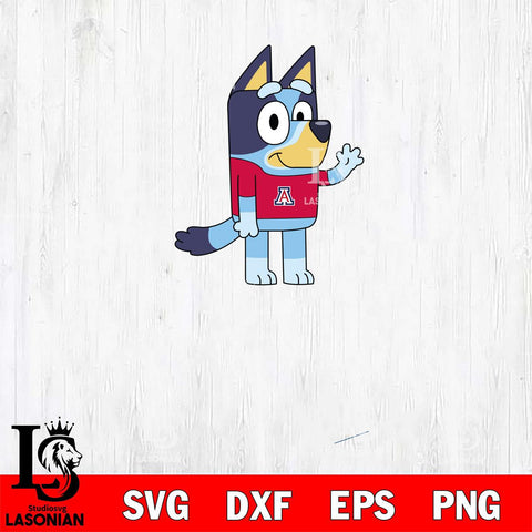 Arizona Wildcats Bluey 5 Svg Eps Dxf Png File, Digital Download, Instant Download