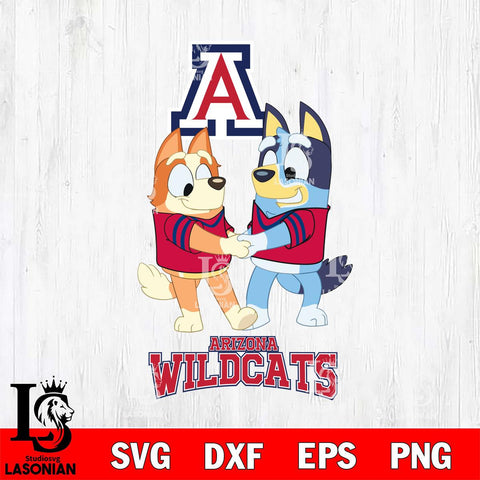 Arizona Wildcats Bluey Chilli Dance Svg Eps Dxf Png File, Digital Download, Instant Download