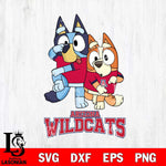 Arizona Wildcats Bluey Chilli Dance Mode Svg Eps Dxf Png File, Digital Download, Instant Download