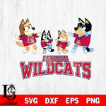 Arizona Wildcats Bluey Dance Squats Svg Eps Dxf Png File, Digital Download, Instant Download