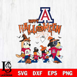 Arizona Wildcats Bluey Halloween Family Svg Eps Dxf Png File, Digital Download, Instant Download