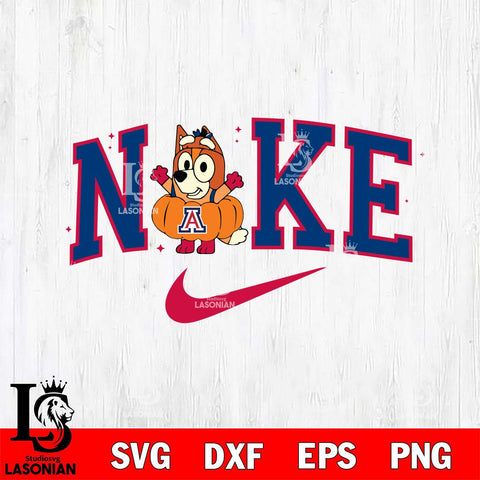 Arizona Wildcats Bluey Halloween Nike NCAA Svg Eps Dxf Png File, Digital Download, Instant Download