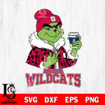 Arizona Wildcats Boujee Grinch Leopard Christmas Cut Files Cricut, Svg Dxf Eps Png file, Digital download , Silhouette