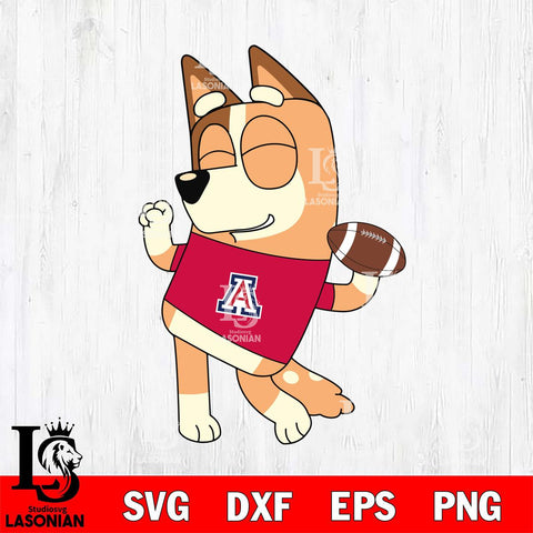 Arizona Wildcats Chilli bluey Svg Eps Dxf Png File, Digital Download, Instant Download