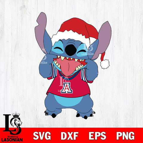 Arizona Wildcats Christmas Stitch Disney Svg Eps Dxf Png File, Digital Download, Instant Download