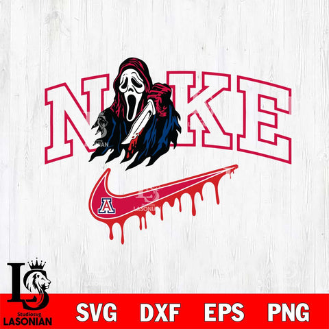 Arizona Wildcats Ghostface Nike Svg Eps Dxf Png File, Digital Download, Instant Download