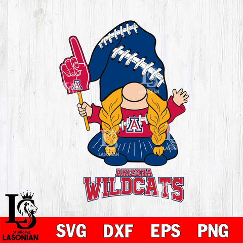 Arizona Wildcats Gnomes Fan Svg Eps Dxf Png File, Digital Download, Instant Download