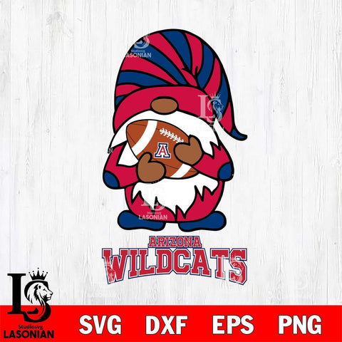 Arizona Wildcats Gnomes Football Svg Eps Dxf Png File, Digital Download, Instant Download